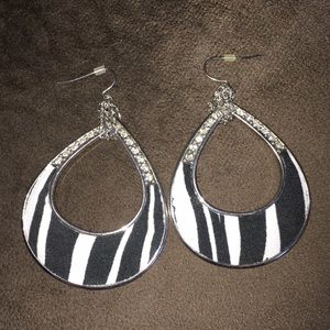 Guess Zebra Print Earrings